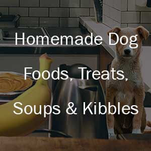homemade dog food treat soup kibble